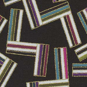 Dog On It - Black Geometric Fat Quarter | Benartex 6259M-12