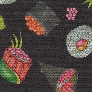Order Up - Black Novelty Fat Quarter | Quilting Treasures 28527-J