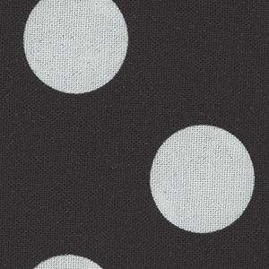 Dots & Stripes - Black Geometric Fat Quarter | Quilting Treasures 28894-J