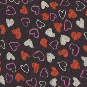 Love Struck - Black Valentine Fat Quarter | Quilting Treasures 30780-J
