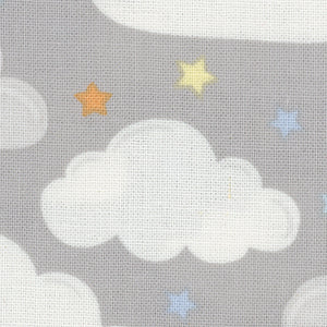 Baby's Adventure - Gray Novelty Fat Quarter | Wilmington Prints 69311-915