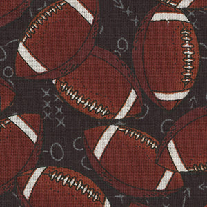 Game On - Black Novelty Fat Quarter | Blank Quilting B-3181-99