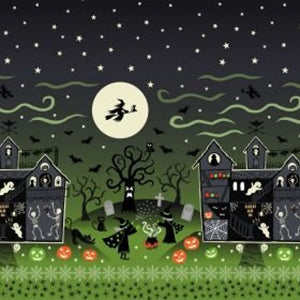 Haunted House - Black Halloween | Miscellaneous A599-1