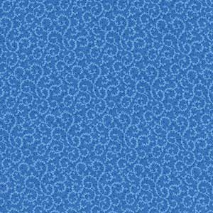 Essentials Crescent Swirl - Blue Tonal Fat Quarter by Wilmington Prints