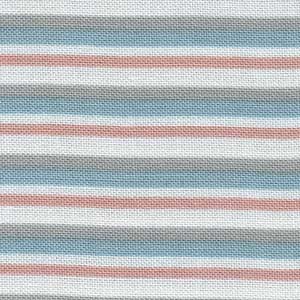 Grandeur Rose - Blue Geometric Fat Quarter | Benartex 06948-24