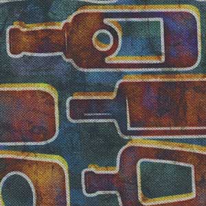 Cocktail Hour - Blue Novelty | Quilting Treasures 28719-Q