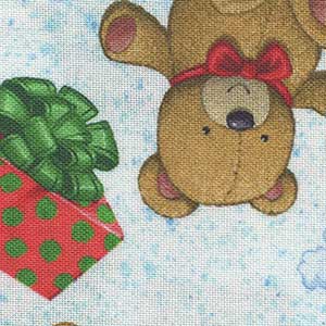 Jolly Ol' Santa - Blue Christmas Fat Quarter | Quilting Treasures 28814-Z