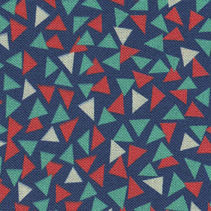 Audrey - Blue Geometric | Quilting Treasures 29653-N
