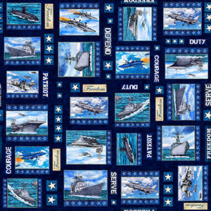 Patriot - Blue Patriotic | Quilting Treasures 30934-N