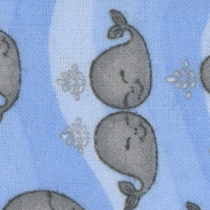 Comfy Prints Flannel - Blue Novelty Fat Quarter | AE Nathan 1048-11