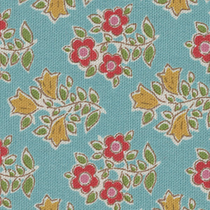 Jubilee Tilda - Blue Floral | Miscellaneous 110103-FARM FLOWERS TEAL