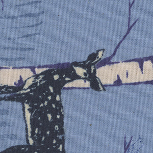 Rifle Paper Co. Cotton and Steel - Blue Novelty Fat Quarter | Riley Blake Designs 5186-FROST