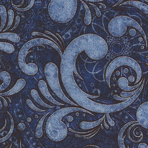 American Country - Blue Geometric | Quilting Treasures 31996-B