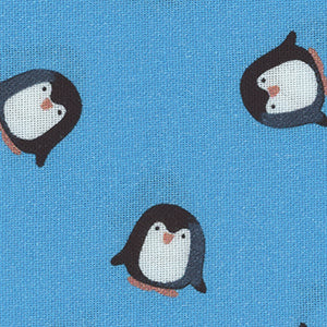 Arctic Friends - Playful Penguins Sky Blue | Benartex 14536-54