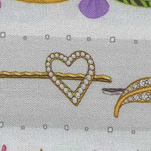 A Cut Above - White Novelty Fat Quarter | Quilting Treasures 28754-K