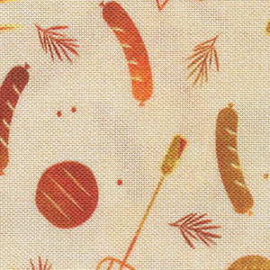 Backyard BBQ - Cream Novelty | Quilting Treasures 29586-E
