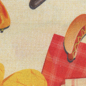 Backyard BBQ - Cream Novelty | Quilting Treasures 29583-E