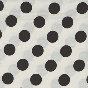 Dots & Stripes - Cream Geometric Fat Quarter by Quilting Treasures