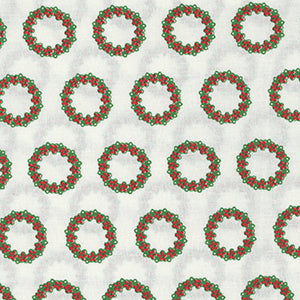 Candy Cane Lane - White Christmas Fat Quarter by Windham Fabrics