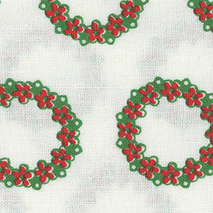 Candy Cane Lane - White Christmas Fat Quarter | Windham Fabrics 51256-3