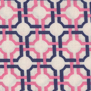 Rethink Pinks - Cream Geometric | Marcus Brothers R210152-NAVY