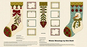 Winter Blessings by Kim Diehl - Cream Panel | Henry Glass 6409P