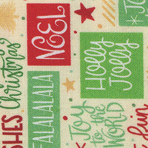Christmas Miniatures II - Cream Christmas | P&B Textiles 04725-MU