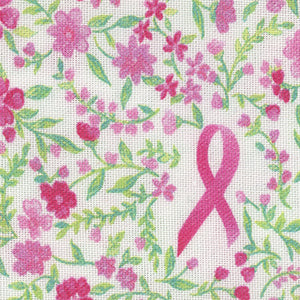 Strength & Love - White Floral | Windham Fabrics 54186-4