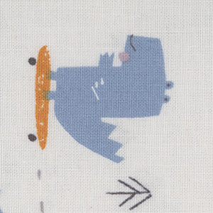 Fossil Folks - White Novelty | Northcott DINO TOWN-WHITE
