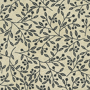 Bloom and Grow - Cream Floral Fat Quarter by Moda