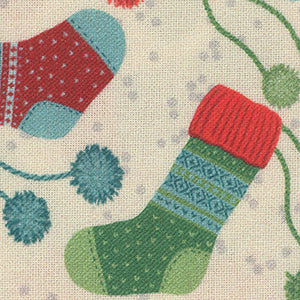 Christmas Miniatures III - Cream Christmas Fat Quarter | P&B Textiles 05914-EE