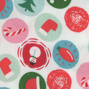 Christmas Miniatures III - White Christmas Fat Quarter | P&B Textiles 05898-W