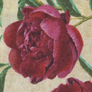 Crimson Blooms - Cream Floral | Wilmington Prints 30094-232