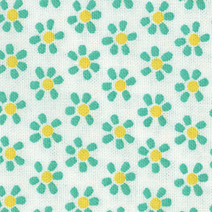 Chalk Garden - White Floral Fat Quarter | Benartex 13385-83