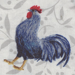 Country Blue - White Novelty | Wilmington Prints 39902-942