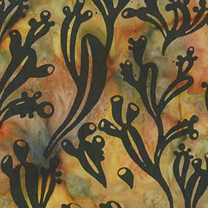 Creative Batiks - Gold Blender Fat Quarter by Batik Textiles
