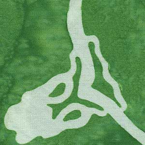 Creative Batiks - Green Blender Fat Quarter | Batik Textiles 5374
