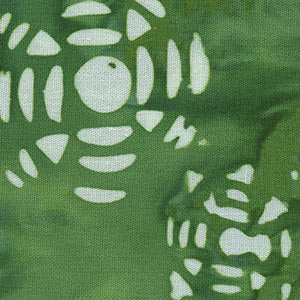 Creative Batiks - Green Geometric | Batik Textiles 5610