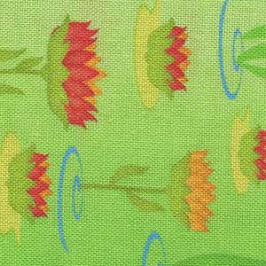 Hip Hop - Green Novelty Fat Quarter | Quilting Treasures 28698-H