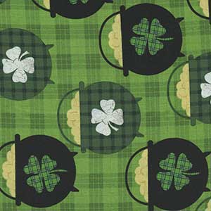 Hello Lucky - Green St. Patrick's Fat Quarter by Henry Glass