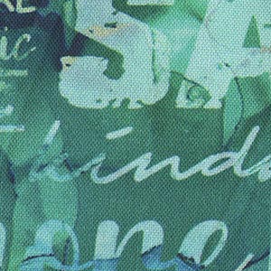 Whale Song - Green Novelty Fat Quarter | Northcott DP24985-64