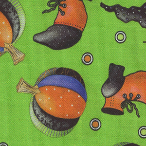 Spooktacular - Green Halloween | Quilting Treasures 30317-H