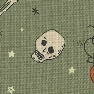 Home Sweet Haunt - Green Halloween Fat Quarter | Moda 20913-15