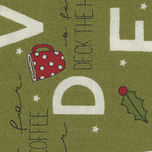 On Dasher - Green Novelty Fat Quarter | Moda 55660-23