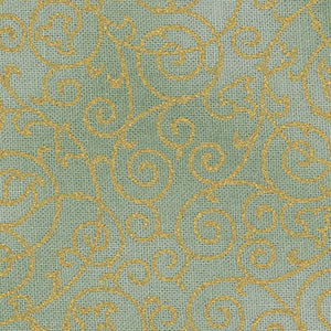 Hoffman Print - Green Blender | Hoffman California 7171-SAGE/GOLD