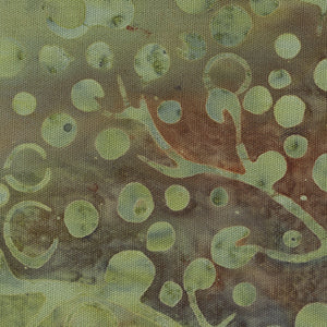 Bali Island Batiks - Green Blender | Island Batiks VINE DOT-GREEN
