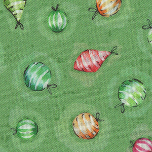 Little Darlings Christmas - Green Christmas Fat Quarter | P&B Textiles 05380-G