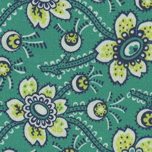Oxford Revival - Green Floral | Quilting Treasures 24850-Q
