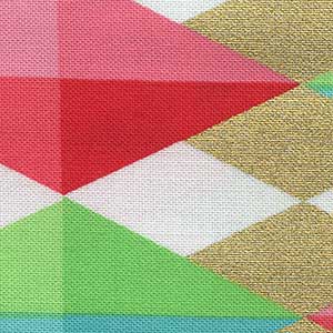Diamond Holiday - Multicolor Christmas Fat Quarter | Michael Miller CM8052-HOLI