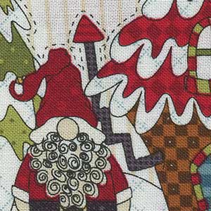 Gnome for the Holidays - Multicolor Christmas Fat Quarter | Henry Glass 9616-17
